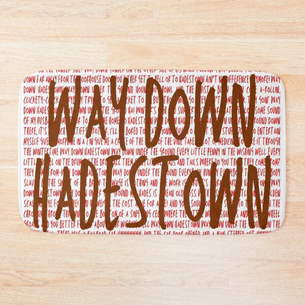 Item preview, Hadestown Lyrics designed and sold by broadwaygirl142.