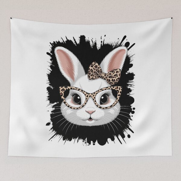 Item preview, Face Leopard Glasses Headband Happy Easter Day designed and sold by EllenJast.