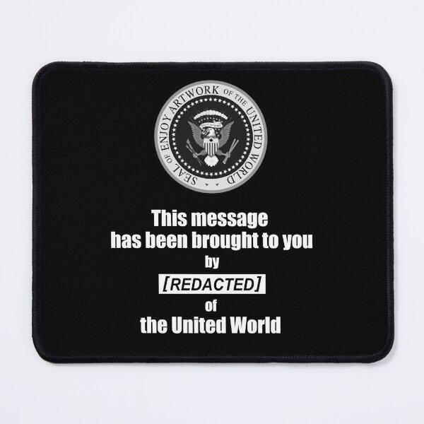 Item preview, A Message from [REDACTED] (White) designed and sold by  Enjoy Artwork .