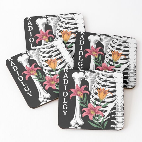 Item preview, Radiology Skeleton Floral Radiologist Rad Tech Technologist designed and sold by Dolostope.