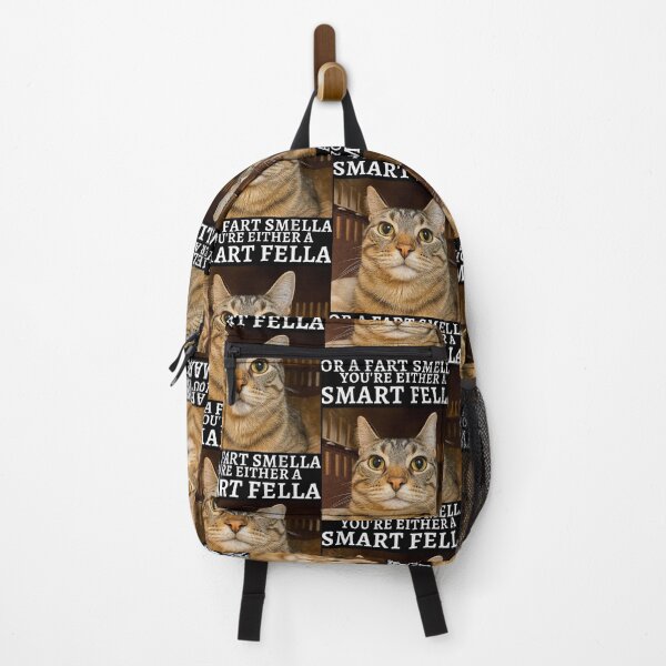 Item preview, You're Either A Smart Fella Or A Fart Smella Funny Cat Meme Lover designed and sold by jakaun.