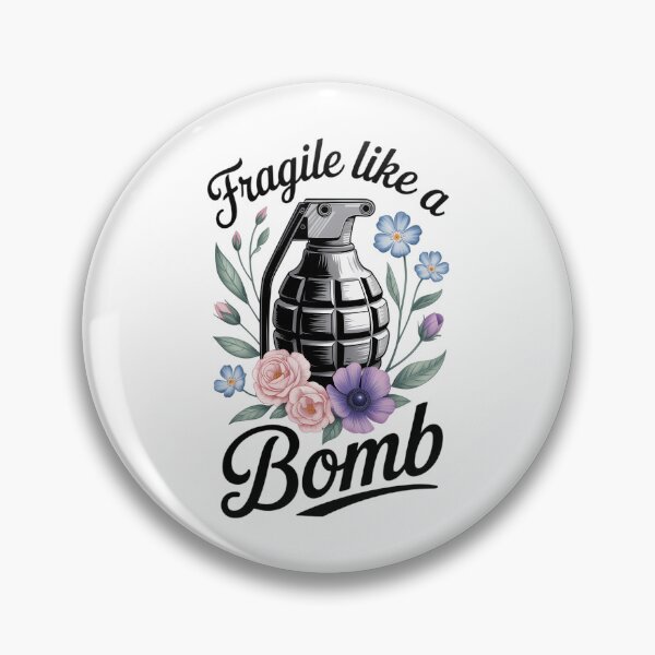 Item preview, Fragile Like A Bomb Flower Floral Mother Day Feminist designed and sold by EllenJast.