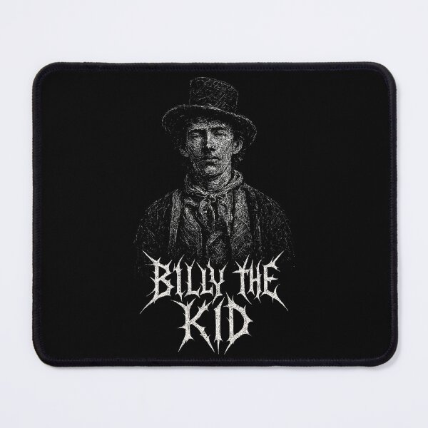 Item preview, Billy the Kid Outlaw – Western Gunslinger Metal Style Artwork designed and sold by Mortisigil.