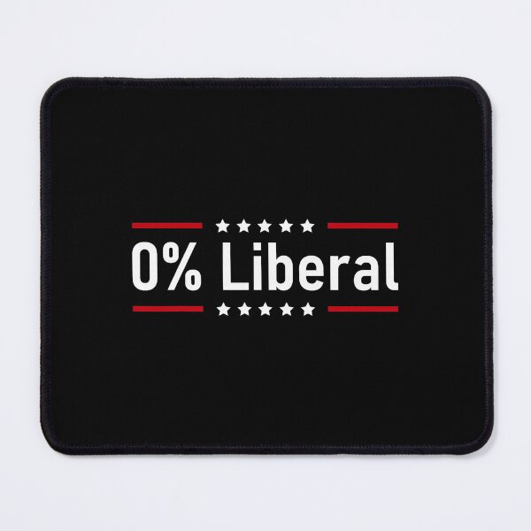 Item preview, 0% Liberal Zero Percent Anti Liberal - Red Republican Flag designed and sold by jakaun.
