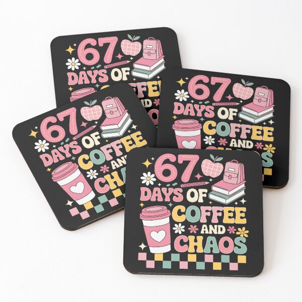 Item preview, 67 Days of School Coffee Lover 67th Day of School Teacher designed and sold by jakaun.