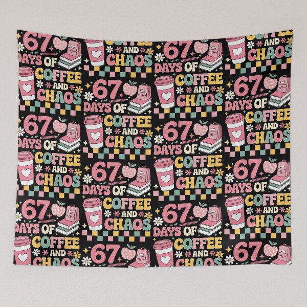 Item preview, 67 Days of School Coffee Lover 67th Day of School Teacher designed and sold by jakaun.