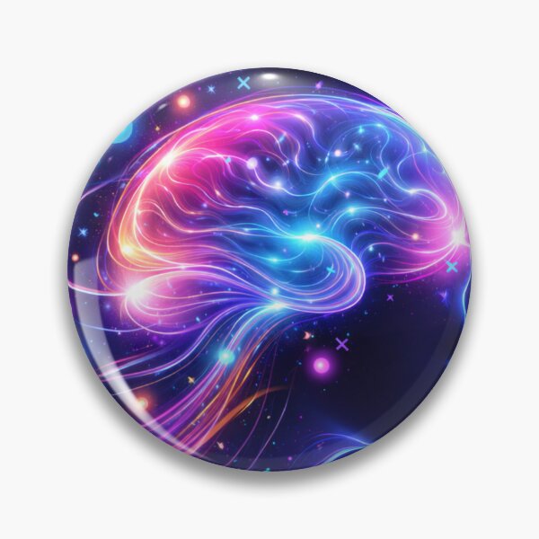 Item preview, Neon Mindscape – Futuristic Abstract Human Head Digital Art designed and sold by NomadUSArt.