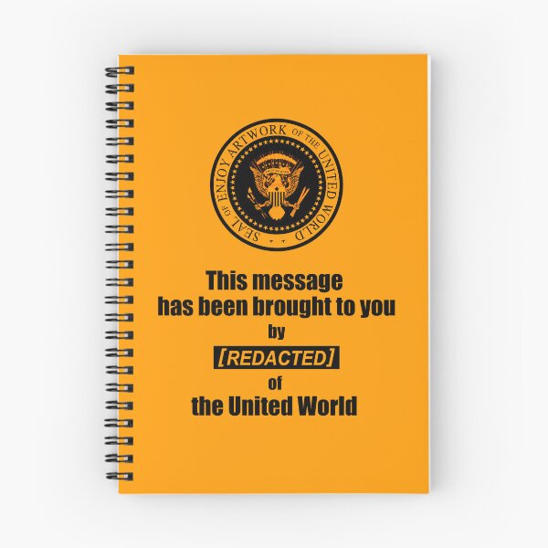 Item preview, A Message from [REDACTED] (Orange) designed and sold by  Enjoy Artwork .