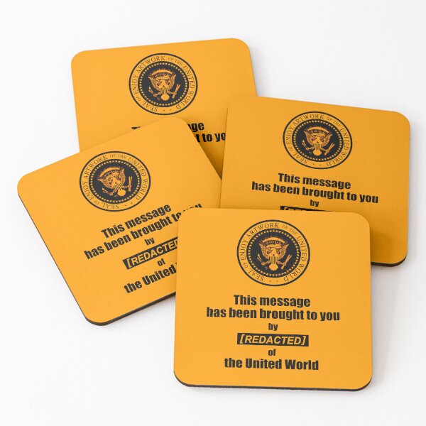 Item preview, A Message from [REDACTED] (Orange) designed and sold by  Enjoy Artwork .
