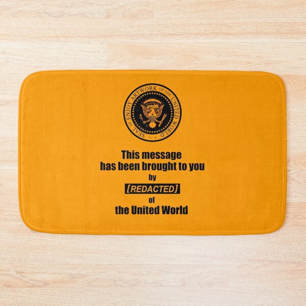 Item preview, A Message from [REDACTED] (Orange) designed and sold by  Enjoy Artwork .