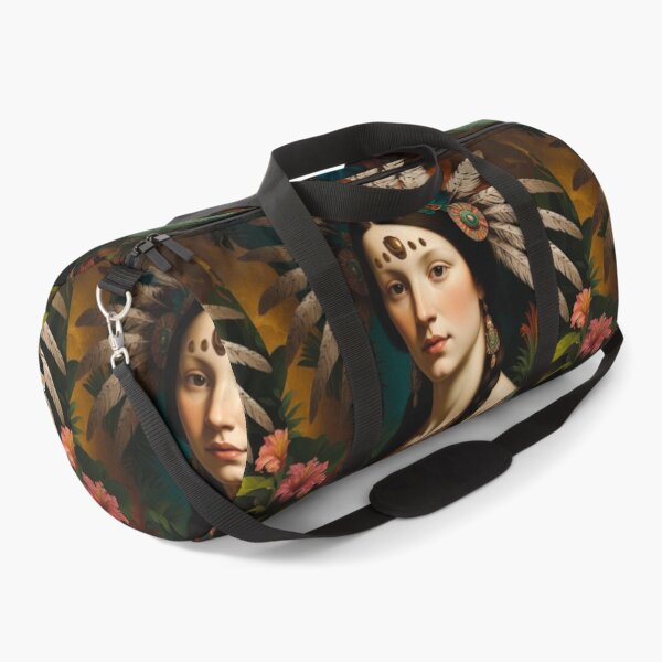 Item preview, Meso Lisa – Renaissance Portrait Reimagined in a Mesoamerican Art Style designed and sold by TheOuroborean.