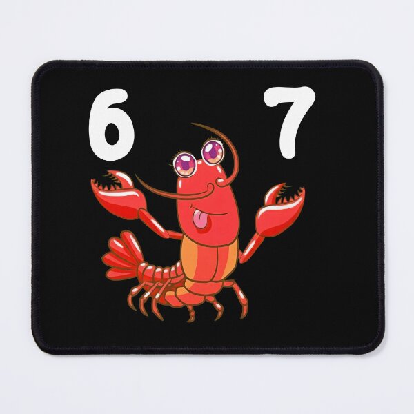 Item preview, Cute Lobster Counting 67 Six Seven Design designed and sold by LashondaGreen89.