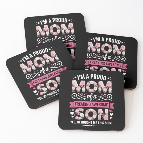Item preview, I'm A Proud Mom from Son to Mom Funny Mothers Day designed and sold by CruelShadesSt.