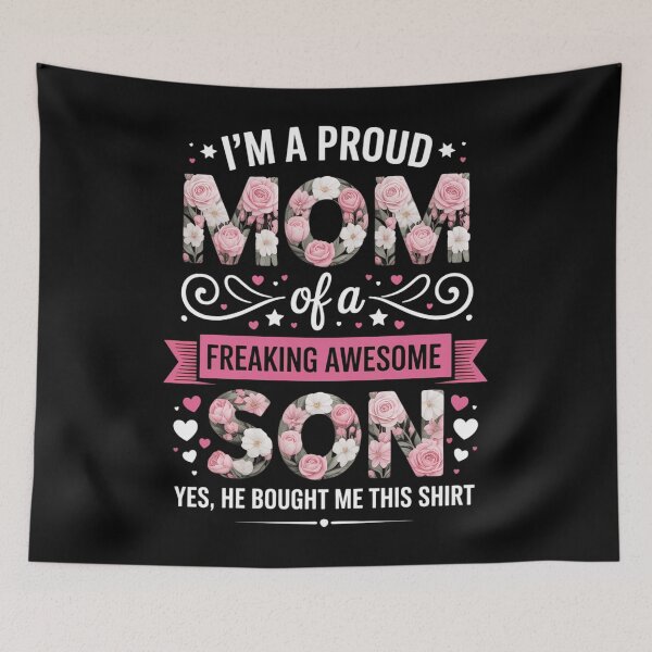 Item preview, I'm A Proud Mom from Son to Mom Funny Mothers Day designed and sold by CruelShadesSt.