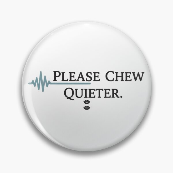 Item preview, Please Chew Quieter - Minimalist Soundwave and Lips Graphic designed and sold by axiksa10.
