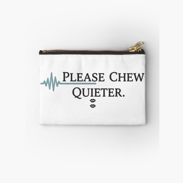 Item preview, Please Chew Quieter - Minimalist Soundwave and Lips Graphic designed and sold by axiksa10.