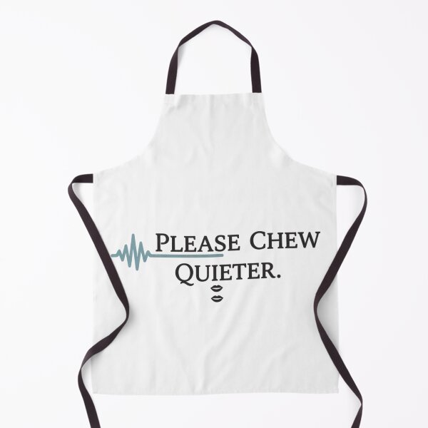 Item preview, Please Chew Quieter - Minimalist Soundwave and Lips Graphic designed and sold by axiksa10.