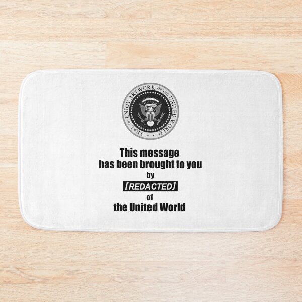 Item preview, A Message from [REDACTED] (Black) designed and sold by  Enjoy Artwork .