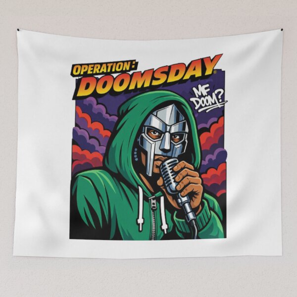 Item preview, MF DOOM Operation Doomsday Comic Style Hip Hop Tee designed and sold by Gramemptere2001.