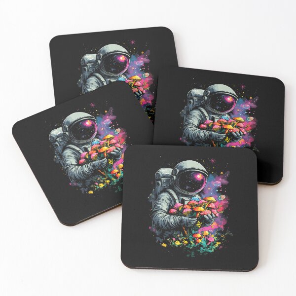 Item preview, Trippy Edm Mushroom Astronaut Psychedelic designed and sold by elihletoriong.