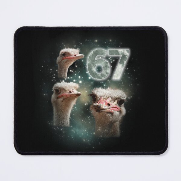 Item preview, Funny Ostrich Moon 67 Six Seven Space T-Shirt designed and sold by LashondaGreen89.