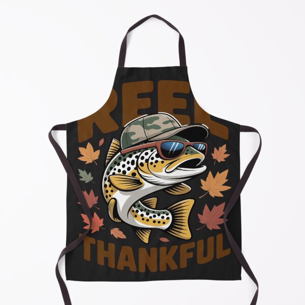 Item preview, Reel Thankful Trout – Thanksgiving Fishing designed and sold by Dolostope.