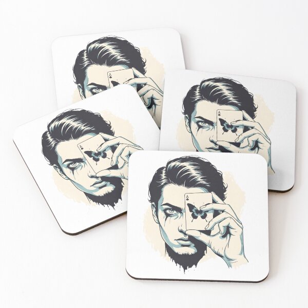 Item preview, Ace of Shadows – Dark Surreal Card Portrait designed and sold by aaljone007.