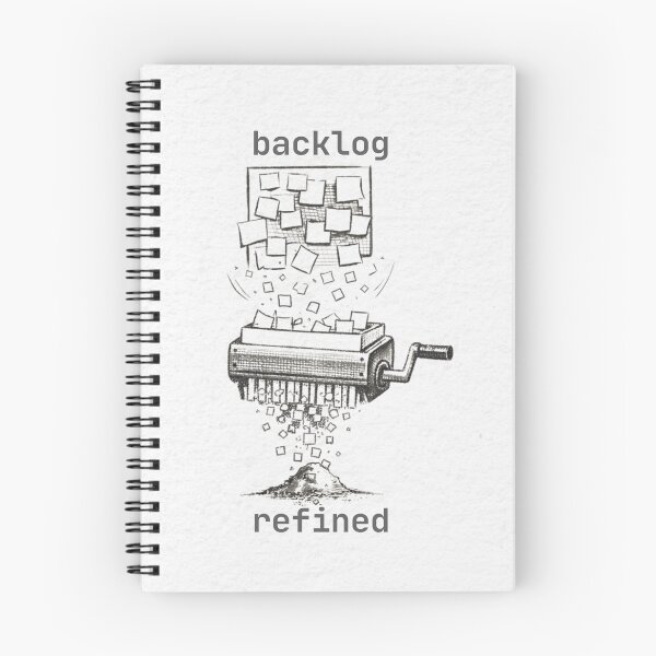 Item preview, backlog refined product manager humor designed and sold by RootCauseStudio.