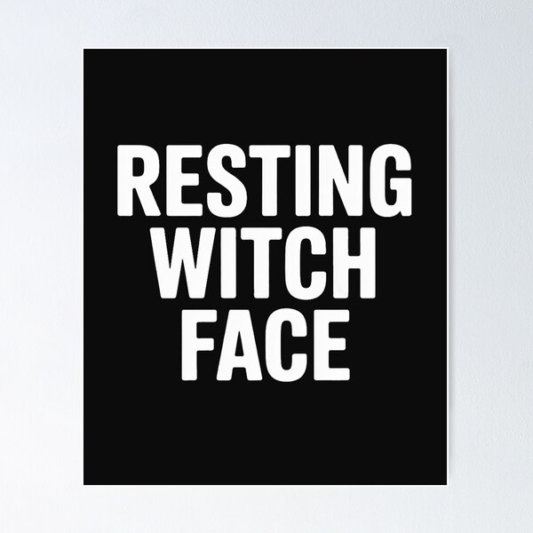 Item preview, Resting Witch Face designed and sold by Dolostope.