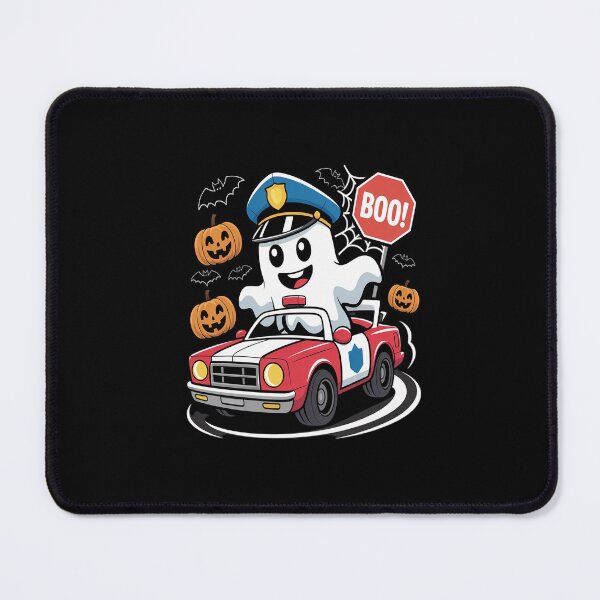 Item preview, Halloween Police - Ghost Cop Driving Spooky Patrol Car designed and sold by imsamaharem.