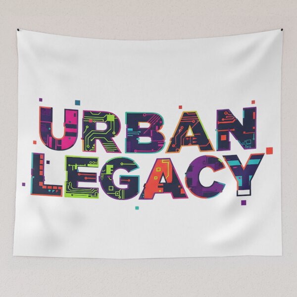 Item preview, Urban Legacy - Cyberpunk Tech Circuit Typography designed and sold by VibranPalette.