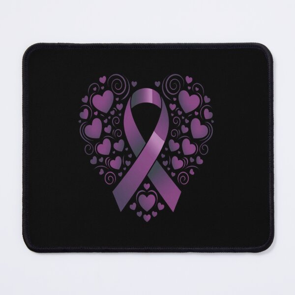 Item preview, Purple Ribbon Heart Pancreatic Cancer Awareness designed and sold by SIGORDESIGN.