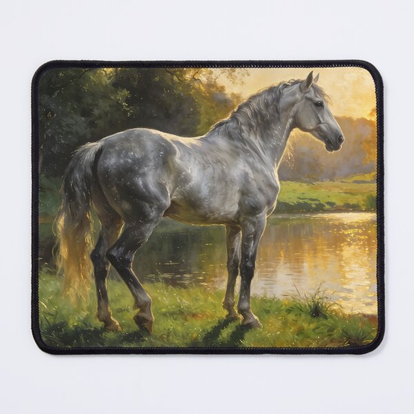 Item preview, Andalusian Stallion by the Lake designed and sold by Silver Calico Studio.