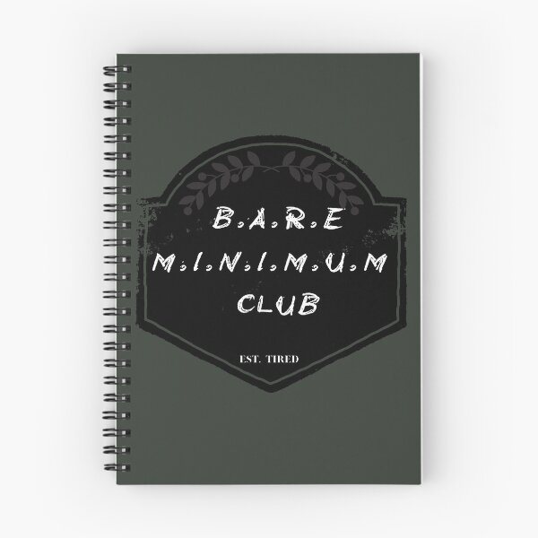 Item preview, Bare Minimum Club designed and sold by SteelandFlowers.