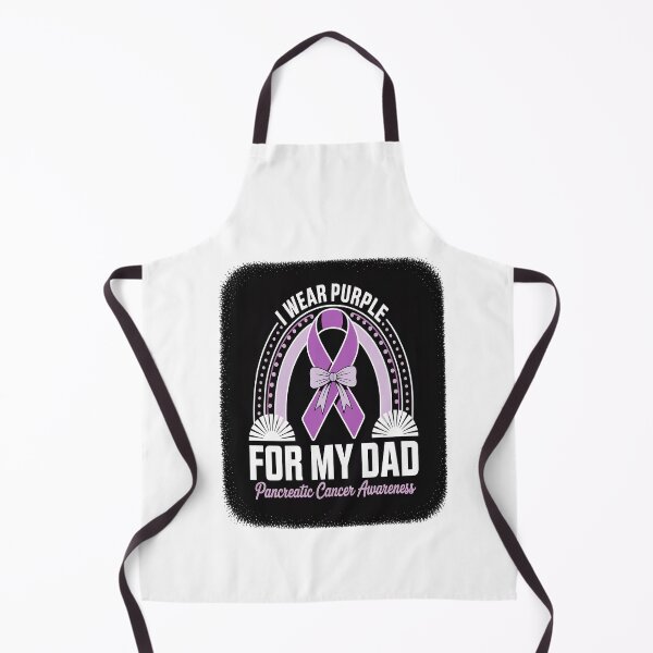 Item preview, Rainbow I Wear Purple For My Dad Pancreatic Cancer Awareness designed and sold by SIGORDESIGN.