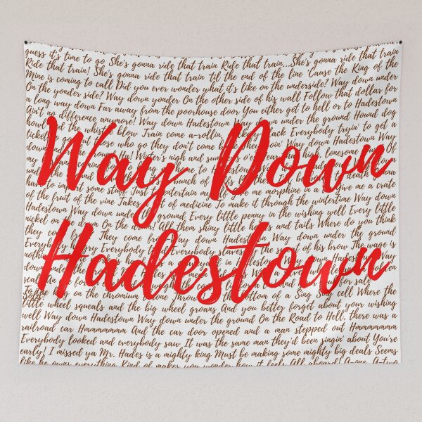 Item preview, Hadestown Lyrics designed and sold by broadwaygirl142.