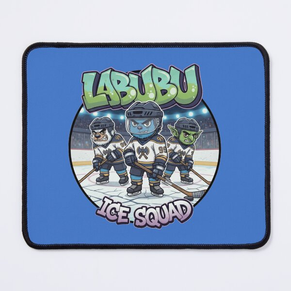 Item preview, Cute Monsters Ice Hockey Squad - Labubu Style designed and sold by Pixel & Beyond.