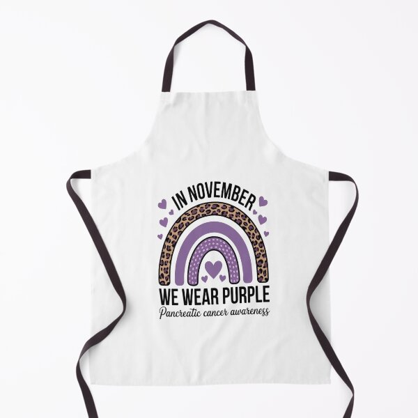 Item preview, Rainbow November We Wear Purple Pancreatic Cancer Awareness designed and sold by SIGORDESIGN.