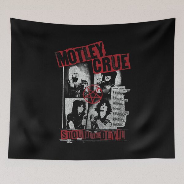 Item preview, Motley Crue Shout At The Devil Classic Rock Design designed and sold by isaacfvt.