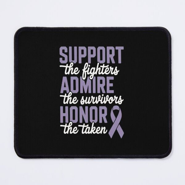 Item preview, SUPPORT ADMIRE HONOR, Purple Ribbon Pancreatic Cancer designed and sold by SIGORDESIGN.