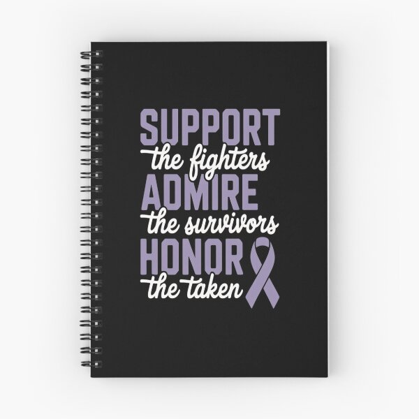 Item preview, SUPPORT ADMIRE HONOR, Purple Ribbon Pancreatic Cancer designed and sold by SIGORDESIGN.