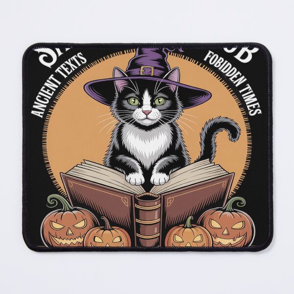 Item preview, Salem Witch Book Club Bookish Halloween Black Cat designed and sold by trinfhri.