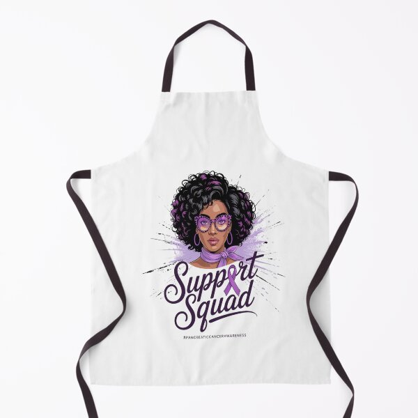 Item preview, Support Squad Afro Messy Bun Pancreatic Cancer Awareness designed and sold by SIGORDESIGN.