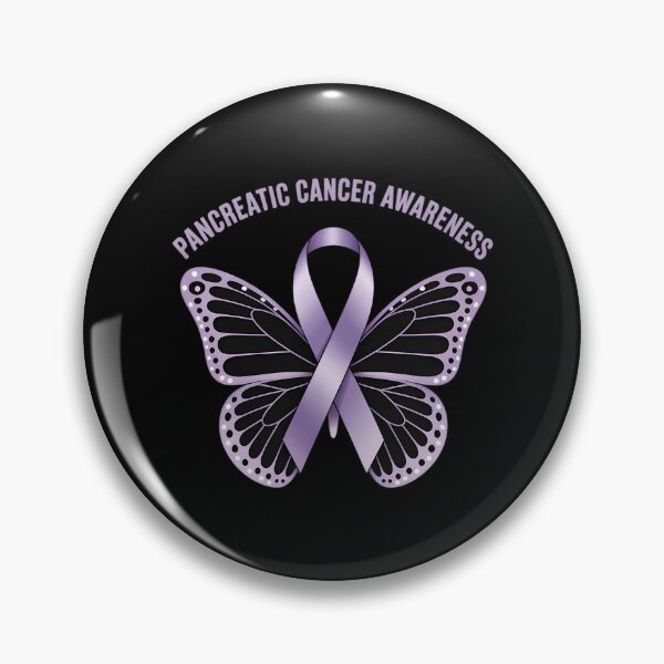 Item preview, Fighter Purple Ribbon Butterfly Pancreatic Cancer Awareness designed and sold by EllenJast.