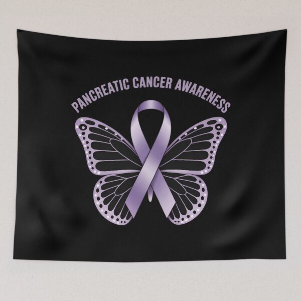 Item preview, Fighter Purple Ribbon Butterfly Pancreatic Cancer Awareness designed and sold by EllenJast.