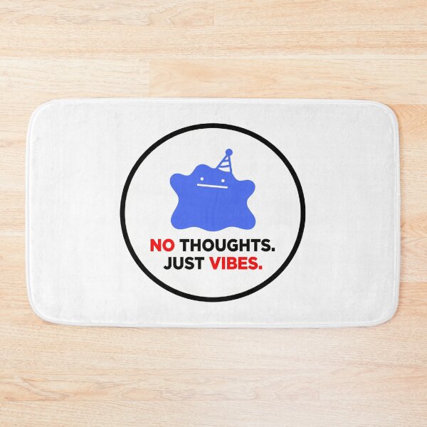 Item preview, No Thoughts Just Vibes | Minimalist Funny Meme designed and sold by Tamer ⭐⭐⭐⭐⭐.