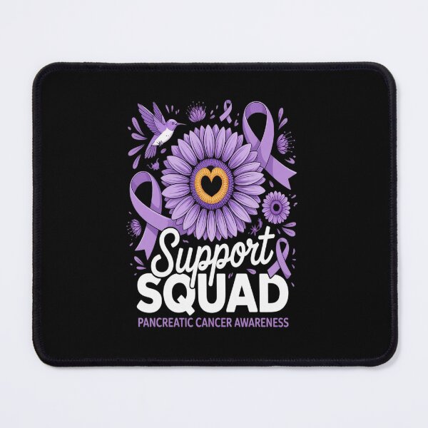 Item preview, Support Squad Pancreatic Cancer Awareness Sunflower designed and sold by SIGORDESIGN.