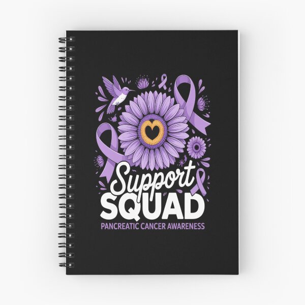 Item preview, Support Squad Pancreatic Cancer Awareness Sunflower designed and sold by SIGORDESIGN.