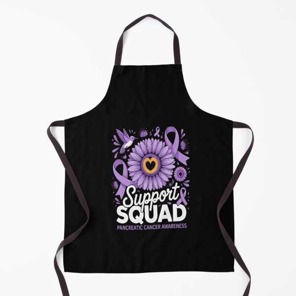Item preview, Support Squad Pancreatic Cancer Awareness Sunflower designed and sold by SIGORDESIGN.