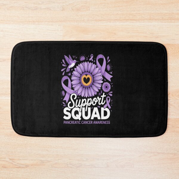 Item preview, Support Squad Pancreatic Cancer Awareness Sunflower designed and sold by SIGORDESIGN.